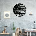 thumbnail image 4 of Craftnamesign Custom Airplane US Flag Metal Wall Art LED Light, Custom Pilot Name Sign, 4 of 5