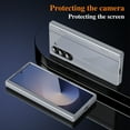 thumbnail image 4 of For Samsung Galaxy Z Fold 5 Case with Screen Protector, Full Body Shockproof Hinge Protective Bumper Rugged Hybrid Luxury Kickstand Phone Case Cover for Samsung Galaxy Z Fold 5, Gray, 4 of 8