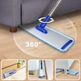 thumbnail image 5 of Professional Microfiber Mop Floor Cleaning System, Flat Mop with Stainless Steel Handle, Reusable Washable Mop Pads, 5 of 7