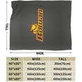 thumbnail image 3 of Rowan University Fleece Blanket, Very Soft Microfiber Flannel Blanket for Couch Warm and Cozy for All Seasons, 3 of 6