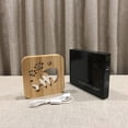 thumbnail image 3 of Wood Three-dimensional Night Light Decoration Gift Light, 3 of 6