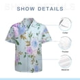thumbnail image 7 of High Quality Hawaiian Shirts for Men Short Sleeve Aloha Beach Shirt Floral Summer Casual Button Down Shirts Blouses 9VTYXN, 7 of 7