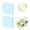 Blue, variant on ZOURIH 2 Pack Sticky Notes 3 x 3 Inches, Self-Stick Pads, Easy to Post for Home, Office, Notebook