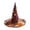 E, variant on Textilo Halloween Tall Witch Hat Decorative Magic Hat with Wide Brim Halloween Cosplay Party Home Decor Photo Prop