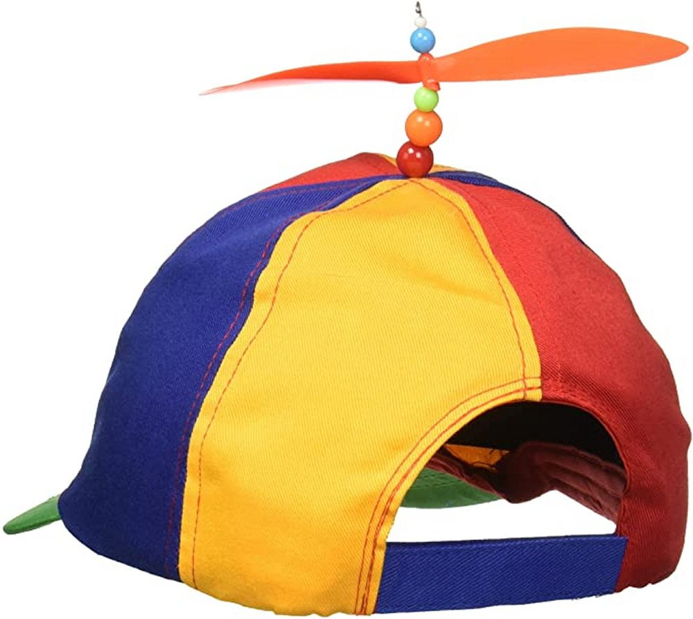 Propeller Beanie Multi-colored Hat Halloween Costume Accessory