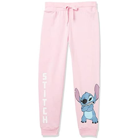 Lilo & Stitch Jogger Sweatpants-Girls 4-16, Light Pink, 6-6x 