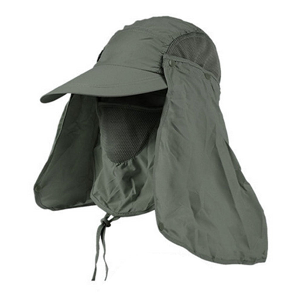 bucket hat with neck cover