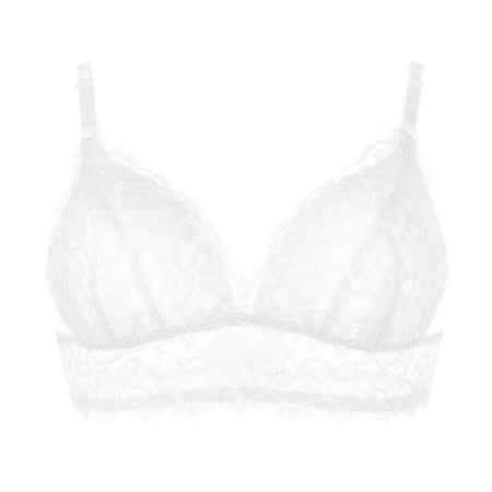 

Womens Floral Lace Full Bust Nursing Bra Seamless Maternity Bra