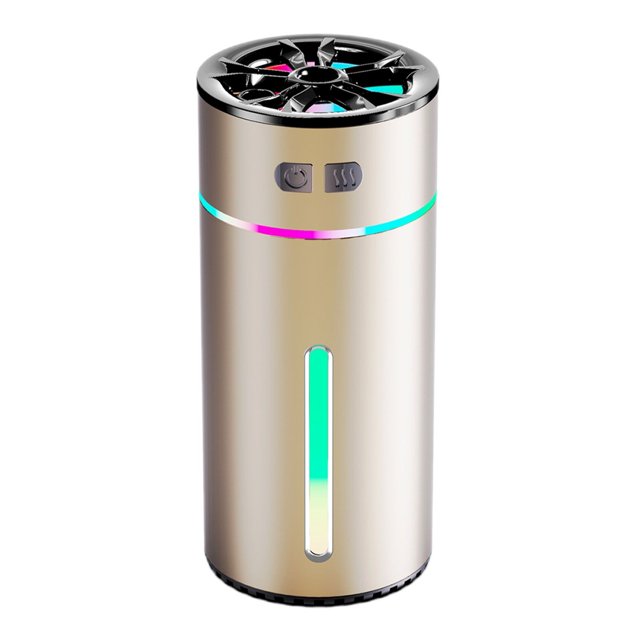 Waterless Car Diffuser For 300ml Nozzle Battery Powered Humidifier Car Diffuser With Colorful Lights And Various Spray Modes For Car Home