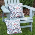 thumbnail image 4 of Sunnydaze 17" x 17" Abstract Red/Blue Polyester Square Outdoor Throw Pillow, 2 Count, 4 of 6