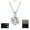 Pretty White, variant on Moissanite 18K Yellow Gold Over Sterling Silver Round Cut Pendant Necklace, Halo Necklace, 1 Carat, Gift for Her