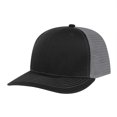 thumbnail image 1 of TOPTIE Mens 6 Panel Trucker Cap, Adjustable Snapback Summer Mesh Hat for Outdoor Sports, 1 of 8