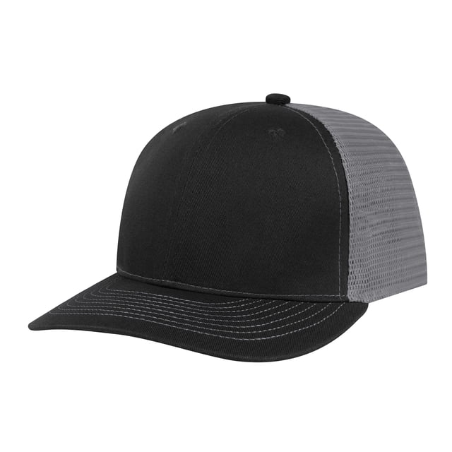 TOPTIE Mens 6 Panel Trucker Cap, Adjustable Snapback Summer Mesh Hat for Outdoor Sports