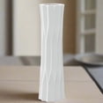 thumbnail image 3 of Kaia Ceramic Embossed Diamond Vases, 3 of 8