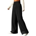 thumbnail image 2 of FIOPHY Womens Casual Baggy Sweatpants Wide Leg Drawstring Elastic Waist Lounge Pants Fall Workout Joggers with Pockets, 2 of 8