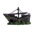 thumbnail image 4 of Artificial Boat Decor,Artificial Resin Water Aquarium Resin Boat Effortless Installation, 4 of 8