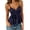 Navy, variant on SGMVNU Women's Cute Sleeveless Peplum Tank Tops Sleeveless V Neck Crop Wrap Top Cute Summer Tie Front Camisole, Light Pink, Size 2XL
