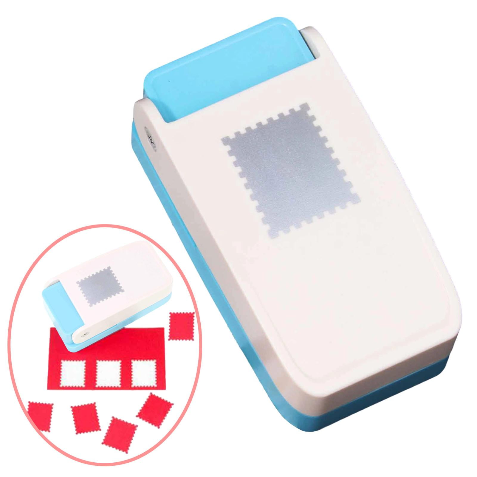 Milageto Stamp Paper Punch Hole Punch for Crafting Supplies Scrapbooking DIY Projects Rectangle stamp