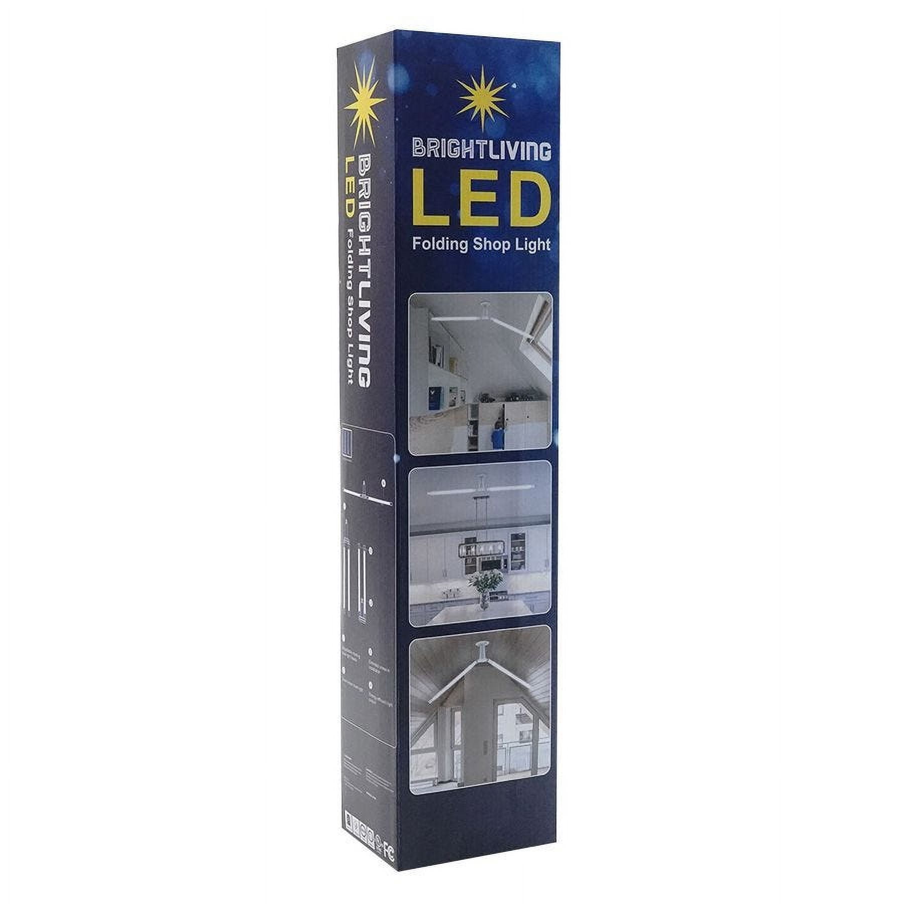 BrightLiving 6,000 Lumen LED Deformable Shop Light, 4'
