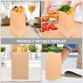 thumbnail image 4 of 20 Pcs Sacs en Papier Kraft Lavables Sacs d'Épicerie Réutilisables, 4 of 9