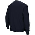 thumbnail image 2 of Men's Colosseum Navy Yale Bulldogs Arch & Logo Crew Neck Sweatshirt, 2 of 4