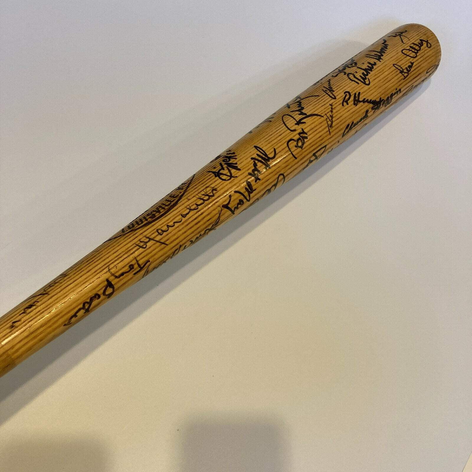 1973 Pittsburgh Pirates Team Signed Game Issued Baseball Bat With JSA COA