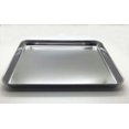 thumbnail image 4 of Plateau de Four Grille-Pain Compact en Acier Inoxydable, Vaisselle de Four Professionnelle, Robuste et Saine, Bord Profond, Résistant à la Déformation, Moule à Pâtisserie Antiadhésif Argenté (12.2 x 10 x 1 Pouces), 4 of 5