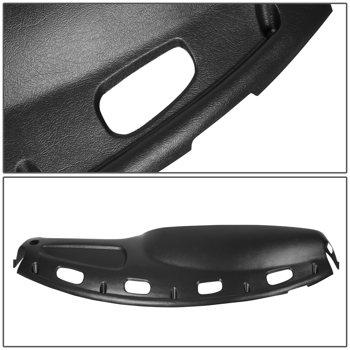 DNA Motoring ZTL-Y-0089-BK For 1998 to 2002 Dodge Ram Truck 1500 2500 3500 ABS Dash Board Dashboard Cap Cover Overlay Black 99 00 01