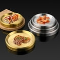 thumbnail image 6 of Stackable Food Storage Platter Serving Tray Double Layer Heat Retention Stainless Steel Dishware For Entertaining, 6 of 16
