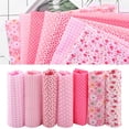 thumbnail image 3 of LYUMO 3 Types 7pcs 50*50cm Cotton Fabric DIY Assorted Squares Pre-Cut Bedding Suite Quarters Bundle, DIY Assorted Cotton Fabric, Pre-Cut Cotton Fabric Bedding, 3 of 8