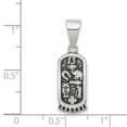 thumbnail image 3 of Sterling Silver Luck Talisman Pendant Necklace with Horseshoe, Elephant, Owl, Clover, Number 13, for Men and Women, Spiritual Protection Symbolic Metaphysical Jewelry, 3 of 6