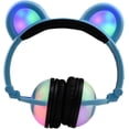 thumbnail image 3 of WYJ Kids Headphones Bear Ear-Inspired USB Rechargeable LED Backlight,Wired On/Over Ear Gaming Headsets 85dB Volume Limited for Girls,Boys,Compatible for Tablet,Phone,PC (Blue)-0614, 3 of 6
