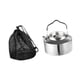 thumbnail image 5 of Tetera compacta de 1200 ml para acampar, ideal para viajes, fogatas y mochileros. Mango negro, 5 of 9