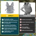 thumbnail image 3 of Safety 1st Cool Breeze All-Season Baby Carrier Breathable and Adjustable Toddler & Newborn Carrier, 3 of 9