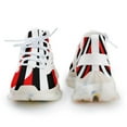 thumbnail image 4 of Black White And Red All Over! Walking Shoes for Men Woman Lightweight Tennis Fashion Elastic Sports Shoes Cushion Basketball Shoes, 4 of 7