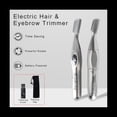 thumbnail image 3 of Recortadora de Cejas EléCtrica Depiladora Facial para Cejas Afeitadora para Mujeres Maquinilla de Afeitar CosméTicos PortáTiles Maquillaje Herramientas de Belleza, 3 of 5