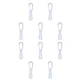 thumbnail image 2 of Limpiadores de lengua Raspador Seitruly Cepillos de limpieza bucal Plástico Unisex Lado para niños Azul claro 10Conjunto, 2 of 6