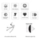 thumbnail image 3 of Bike Light Set with Parking Light Headlight for Rear Light LED Bicycle Dynamo Light, 3 of 5