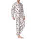 thumbnail image 2 of Fotbe Cherry Berries Pijama de Hombre con Estampado de Manga Larga, Conjunto de 2 Piezas, Ropa de Dormir Suave y Cómoda con Bolsillos-Medium, 2 of 7