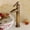 SLT007PL, variant on Basin Faucets Antique Brass Waterfall Bathroom Vessel Sink Faucet Single Handle Hole Deck Wash Mixer Water Tap WC Taps