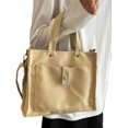 thumbnail image 2 of CoCopeaunts Crossbody Bag for Women Canvas Tote Bag Casual Shoulder Handbags Square Messenger Bag with Zipper, 2 of 6