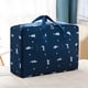 thumbnail image 1 of Bolsa de almacenamiento de viaje multifuncional con barra de tracción, impermeable, plegable, extragrande, para guardar ropa, equipaje y mudanzas., 1 of 6