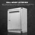 thumbnail image 2 of MasteelfCA Wall Mount Letter Box Stainless Steel Mailbox Outdoor Complaint Suggestion Box, 2 of 8