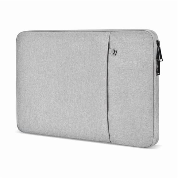 xixishop Laptop Sleeve Case 15.6 16 inch, Shockproof Protective Computer Carrying Cover with Accessory Pocket, Water-Resistant Travel Laptop Bag for HP, Dell, Lenovo, Acer, ASUS, Chromebook -Grey