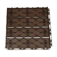 thumbnail image 6 of TFCFL 12'' x 12'' x 0.79'' Outdoor Living Patio Deck Tiles, Plastic Outdoor Flooring Interlocking Pavers Tiles, 6 of 13