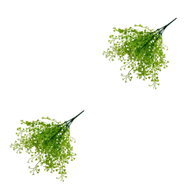 Bolsas de flores simuladas Injueey 10 plantas verdes decorativas coloridas 38cm 2Conjunto