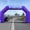 Purple, variant on 20Ft Inflatable Arch Inflatable Start Finish Line Arch with Blower,Outdoor Inflatable Archway for Party,5K Race,Advertising Commerce,School Sport Yellow