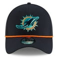 thumbnail image 2 of Men's New Era  Pitch Blue Miami Dolphins 2025 Rivalries Collection Sideline 39THIRTY Flex Hat, 2 of 5
