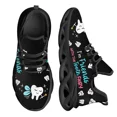 thumbnail image 1 of Zapatillas de deporte para asistente dental, ligeras, con plataforma y cordones, antideslizantes, para correr,, 1 of 6