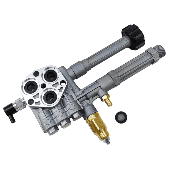 Pressure Washer Pump Head Assy | Fit for Briggs & Stratton Troy Bilt Honda Generac, Annovi Reverberi (AR) RMW2G20 RMW2G23B RMW2G24 RMW2G25 RMW2.2G20D RMW2.2G24 SRMW2.2G26 | OE# AR42940 AR42518 AR4306